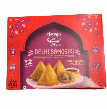 Deep Delhi Samosa 12 Piece (680g)